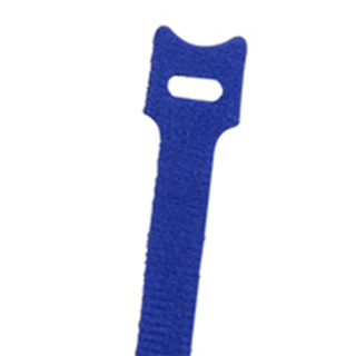 NTE Electronics 04-1040HL6 HOOK/LOOP CABLE TIE 40 LB. 10" BLUE 10/PACK