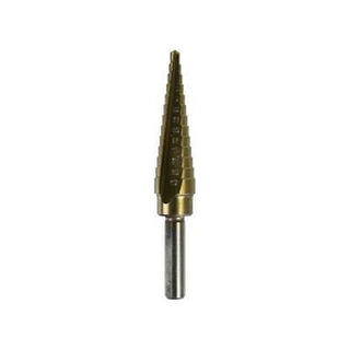 Eclipse 900-185 Step Drill, 1/8"-1/2" 13 Step, Titanium Coated