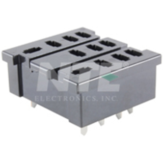 NTE Electronics RLY9155 SOCKET 11PIN 3PDT 300V 10A