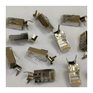 Eclipse 902-563-10 QuikThru Modular Plug Connectors,CAT5e/6,External Shield,10PK