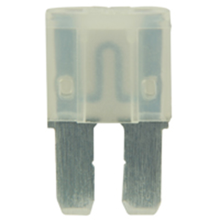 NTE Electronics 74-MIC2-25A-B FUSE AUTOMOTIVE 25A MICRO-2, CLEAR 5/PKG