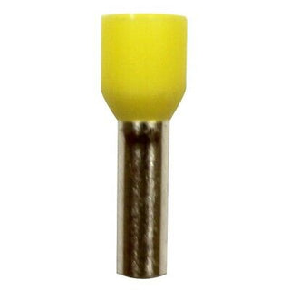 Eclipse 701-085 Wire Ferrule, Yellow, AWG 10, 12 mm Barrel, 100 per Bag