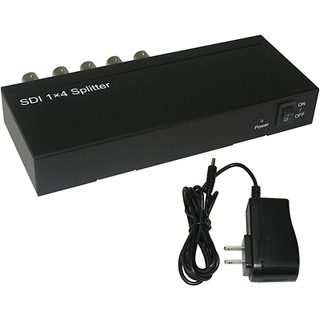 Bytecc 66005 SDI Splitter 1x4 Supports 3G-SDI, HD-SDI, SD-SDI Signals