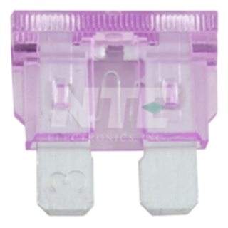 NTE Electronics 74-AF3A-C FUSE-AUTOMOTIVE ATC EQUIVALENT 5/PKG CLAMSHELL