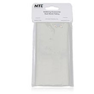 NTE Electronics 47-21106-CL Heat Shrink 1 1/2" Dia Clear 6" Length 4pcs 2:1