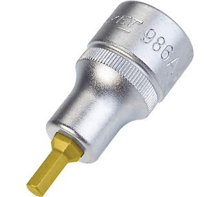 Hazet 986A-3/16 3/16 Hexagon 1/2 Square Screwdriver Socket