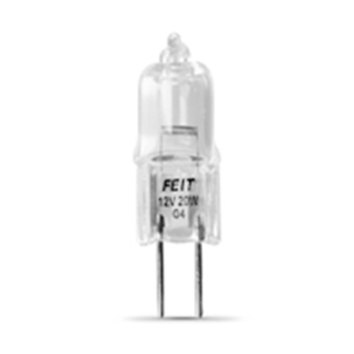 NTE Electronics 08-002 20 WATT HALOGEN 12V BULB JC WITH G4 CLEAR T3 BULB