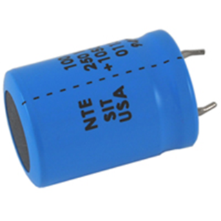 NTE Electronics SIT150M250 CAPACITOR HIGH TEMP SNAP IN ALUMINUM ELECTROLYTIC