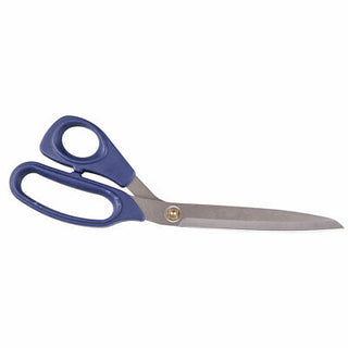 Heritage Cutlery 7312 12'' SS Bent Trimmer / Extra Large Plastic Ambidextrous