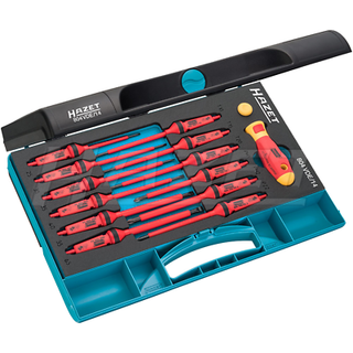 Hazet 804VDE/14 Pozidriv PZ Cross Recess PH Hexagon VDE Screwdriver Set