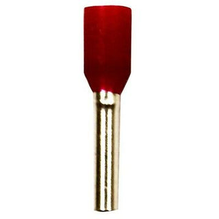 Eclipse 701-099-100 Wire Ferrule, 100 pk, Red, AWG 18