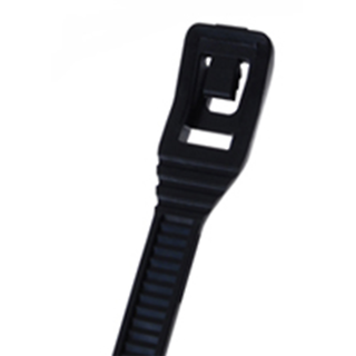 NTE Electronics 04-0750LP0M CABLE TIE 50 LB. COBRA  7.5" BLACK 1000/BAG