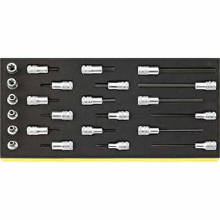 Stahlwille 96838772 TCS 49/1049/2049/45TX/49TX 3/8 Drive tools, 24 Pcs