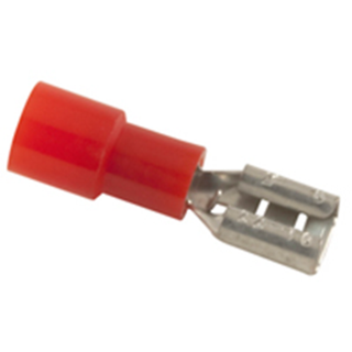 NTE Electronics 76-NIFD22-250C Female Disconnect Nylon Insulated 22-18awg 100/pk