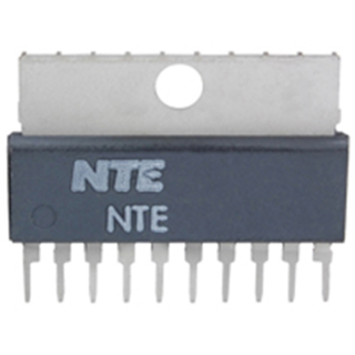 NTE Electronics NTE7199 IC 3W MONAURAL POWER AMPLIFIER 10-LEAD SIP VCC=16V