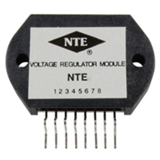 NTE Electronics NTE7035 MODULE 3 OUTPUT POS VLTGE REGULATOR FOR VCR 8-LEAD SIP