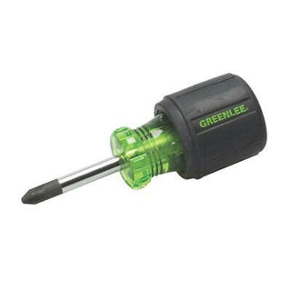 Greenlee 0153-32C Stubby Screwdriver, Phillips #2