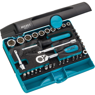 Hazet 853-1 TORX® Square/Hexagon Traction/Cross Recess/Pozidriv Socket Set