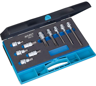 Hazet 990/10 M8-M16 XZN 10Piece Screwdriver Socket Set