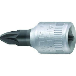 Stahlwille 01300002 44PZ Pozidriv Socket, PZ2 1/4 inch Drive