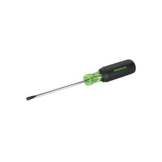 Greenlee 0153-21C Screwdriver, Flat-Cabinet Tip 3/16 x 4"