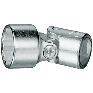 Gedore 6241790 DG 30 15 Bi-Hexagon UD Profile Swivel Socket, 15 mm, 3/8"