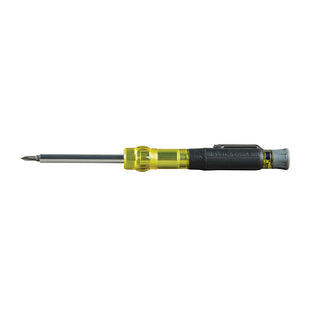 Klein Tools 32614 Screwdriver, Precision Electronics 4-in-1 Pocket Screwdriver with Industrial Strength Bits