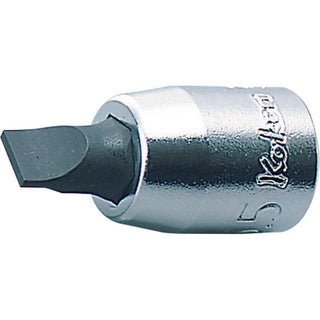 Ko-Ken 2005.25-8 1/4 Sq. Dr. Bit Socket Slotted 1.2X8 Length 25mm