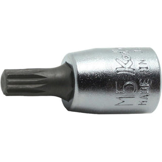 Ko-Ken 2020.28-M8 Bit Socket XZN M8 28 MM 1/4 Sq. Drive