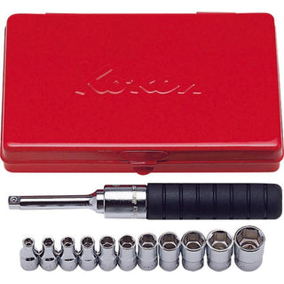 Ko-Ken 2203M 1/4 Sq. Dr. Socket set 6 point 12 pieces
