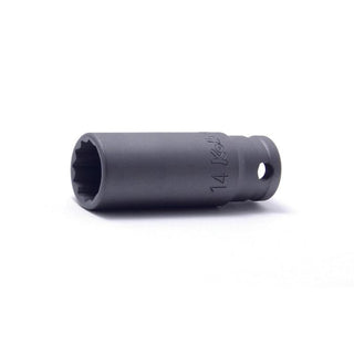 Ko-Ken 23305M-14 3/8 Sq. Dr. Socket 14mm 12 point Length 55mm