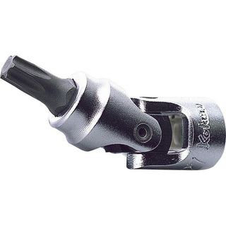 Ko-Ken 2430T-T10 1/4 Sq. Dr. Universal Bit Socket TORX® T10 Length 42mm