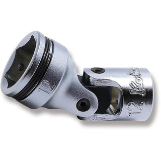 Ko-Ken 2441M-12 Universal Socket 12 MM Nut Grip 34 MM 1/4 Sq. Drive