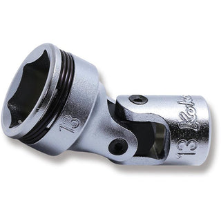 Ko-Ken 2441M-13 Universal Socket 13 MM Nut Grip 35 MM 1/4 Sq. Drive