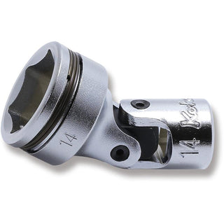 Ko-Ken 2441M-14 Universal Socket 14 MM Nut Grip 37 MM 1/4 Sq. Drive