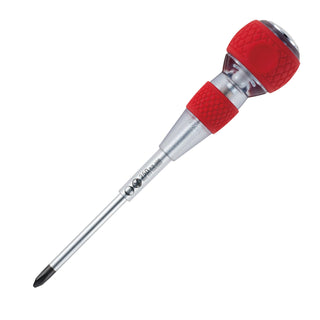 Vessel Tools 250P2100 Tang-Thru Screwdriver w/Ceramic Ball No.250, Ph No.2 x 100