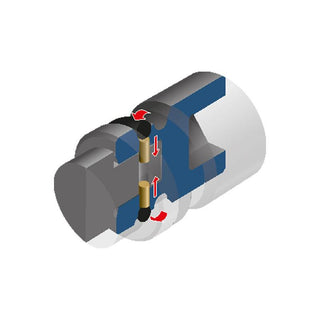 Gedore 2734672 K21SL Impact Socket 1" Drive Impact-Fix Long 24 mm