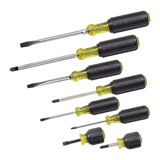 Klein Tools 85078 Cushion-Grip Screwdriver Set, 8 Piece