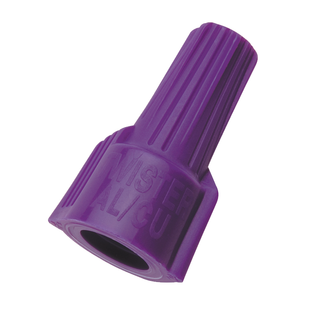 Ideal 30-765 Twister AL/CU Wire Connector, Model 65, Purple, 10/cards