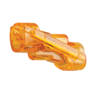 Ideal 30-1042 SpliceLine In-Line Wire Connector, Model 42, Orange, 100/box