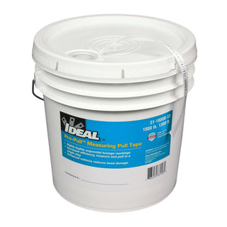 Ideal 31-1800B-13 Pro-Pull Measuring PullTape,1800lb,1300ft Bucket