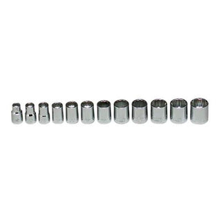 Wright Tool 349 12 Piece 3/8" Drive 12 Point Standard Metric Socket Set