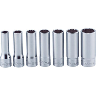 Ko-Ken 3215A Socket set 12 Point 7 pieces 3/8 Sq. Drive