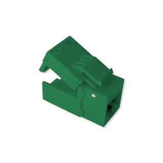 Platinum Tools 706GN-4C EZ-SnapJack - Cat6 Green, ClamPack 4 EA