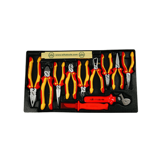 Wiha Tools 32800 Insulated Rolling Tool Case, 80 Piece