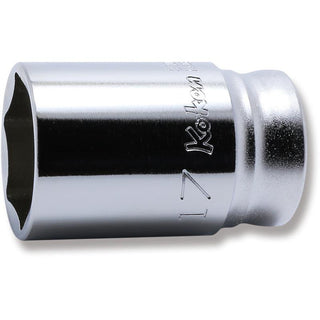 Ko-Ken 3300XZ-17 3/8 Sq. Dr. Socket 17mm 6 point Length 35mm Z-series