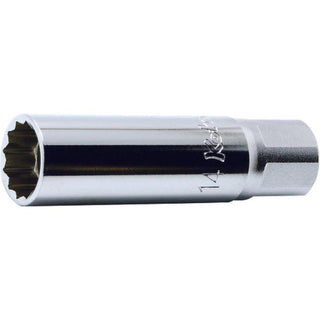 Ko-Ken 3305P-14 Spark Plug Socket 14 MM 12 Point 70 MM Magnet 3/8 Sq. Drive