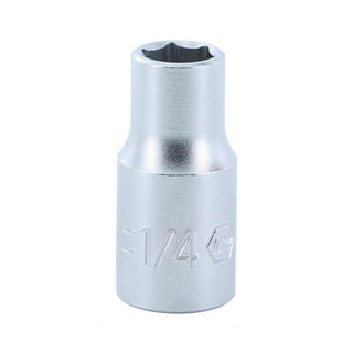 Wiha Tools 33308 1/4" Drive Socket, 6 Point, 1/4"