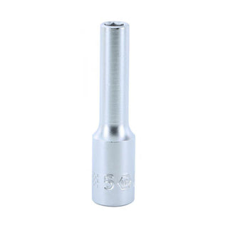 Wiha Tools 33341 6 Point - 1/4 Inch Drive Socket - 5.0mm x 50mm