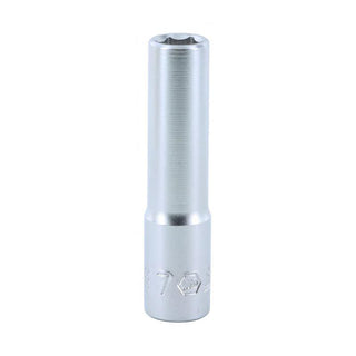 Wiha Tools 33344 1/4" Dr. Deep Socket Inch, 6 Pt, 7.0mm